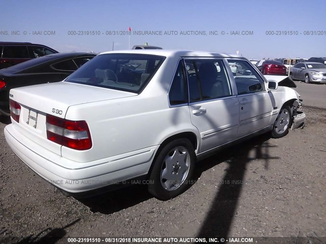 YV1KS9603V1120272 - 1997 VOLVO 960 WHITE photo 4