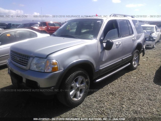 1FMZU63K23ZB54149 - 2003 FORD EXPLORER XLT/XLT SPORT/NBX SILVER photo 2