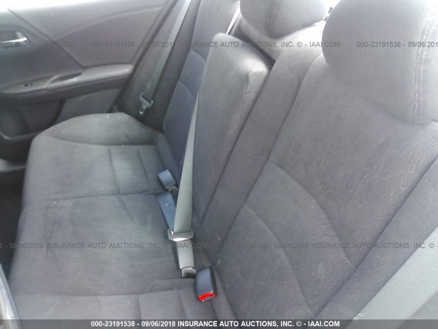 1HGCR2F75EA252915 - 2014 HONDA ACCORD EX SILVER photo 8