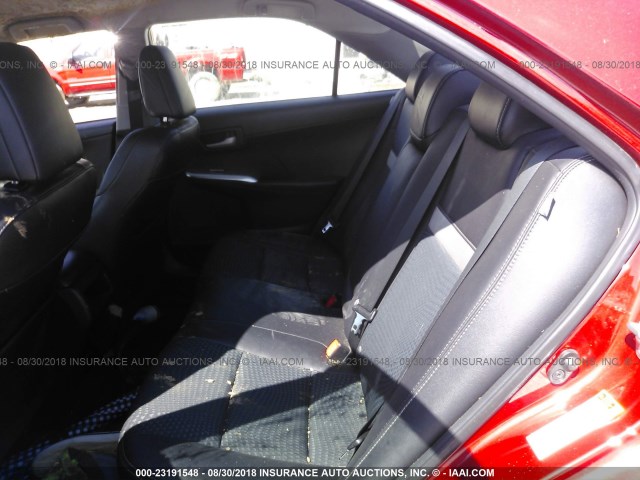 4T1BF1FK5EU733002 - 2014 TOYOTA CAMRY L/SE/LE/XLE 红色 照片 8