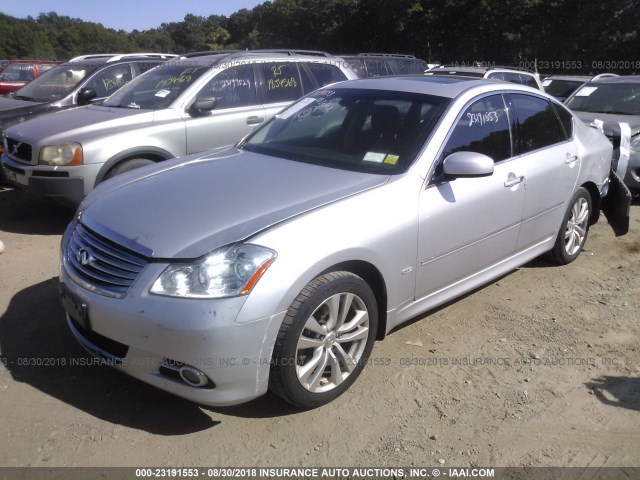 JNKAY01F08M650384 - 2008 INFINITI M35 SPORT GRAY photo 2