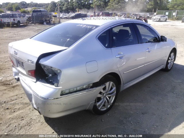 JNKAY01F08M650384 - 2008 INFINITI M35 SPORT GRAY photo 4