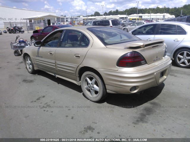 1G2NF52F62C115789 - 2002 PONTIAC GRAND AM SE1 GOLD photo 3