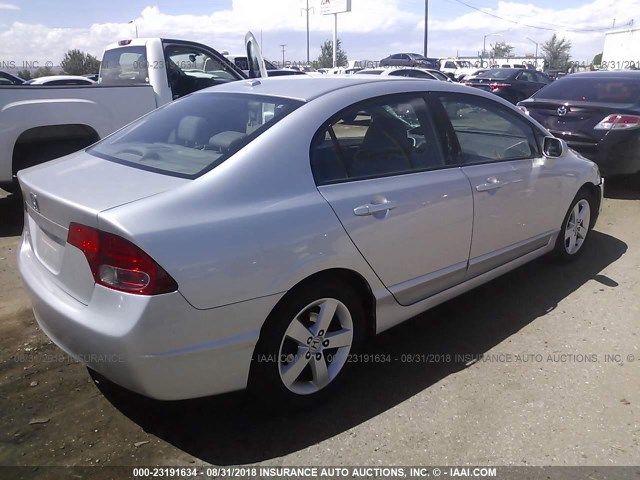 1HGFA16988L021760 - 2008 HONDA CIVIC EXL 银色 照片 4