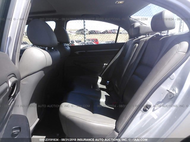 1HGFA16988L021760 - 2008 HONDA CIVIC EXL 银色 照片 8
