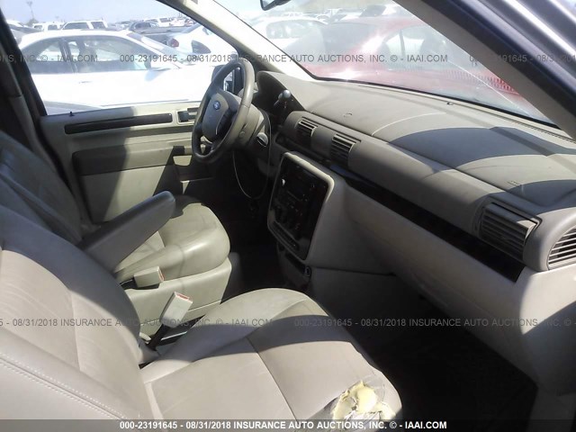 2FMZA52286BA18197 - 2006 FORD FREESTAR SEL TAN photo 5