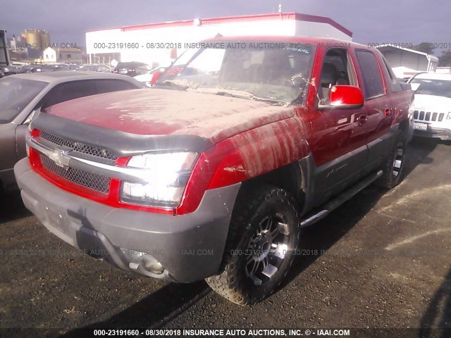 3GNEC13T23G150028 - 2003 CHEVROLET AVALANCHE C1500 RED photo 6