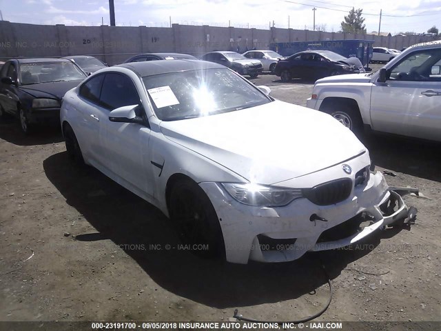 WBS3R9C55FK331449 - 2015 BMW M4 WHITE photo 1