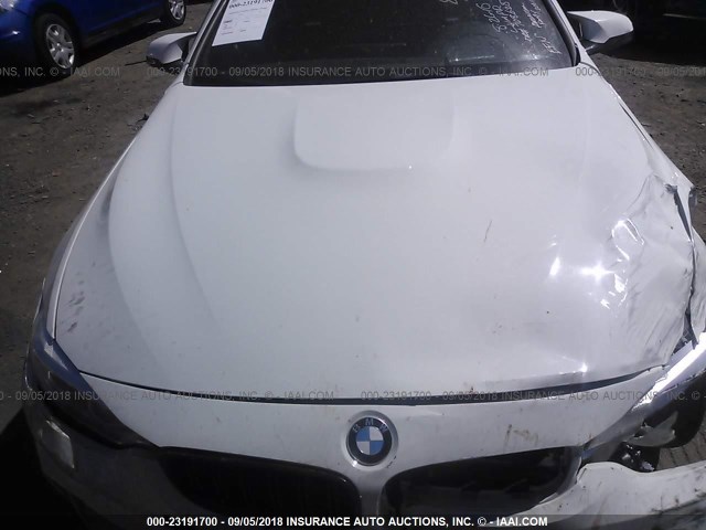 WBS3R9C55FK331449 - 2015 BMW M4 WHITE photo 10