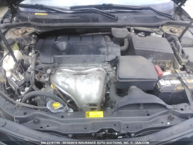 4T4BF3EK6BR119090 - 2011 TOYOTA CAMRY SE/LE/XLE შავი ფოტო 10