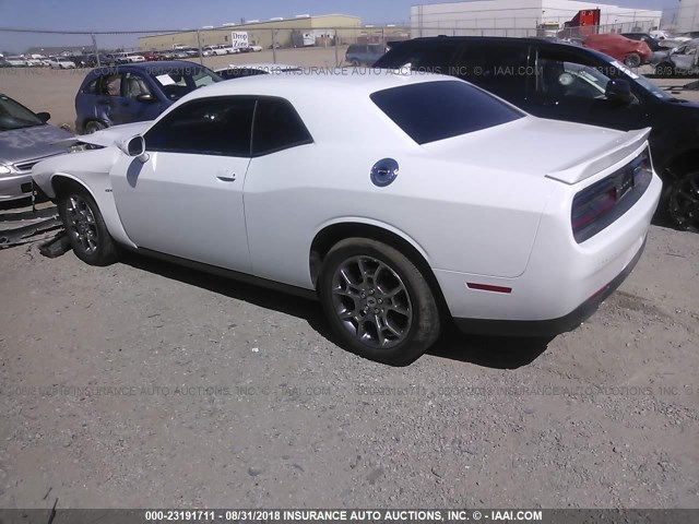 2C3CDZGGXHH601663 - 2017 DODGE CHALLENGER GT WHITE photo 3