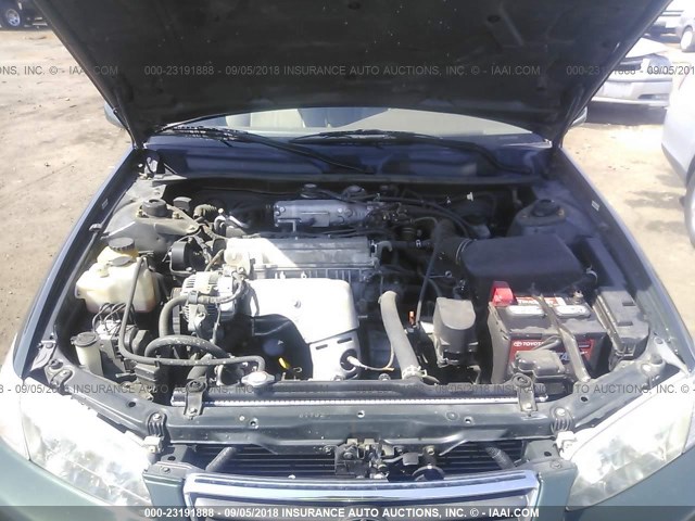 4T1BG22KX1U812328 - 2001 TOYOTA CAMRY CE/LE/XLE 绿色 照片 10