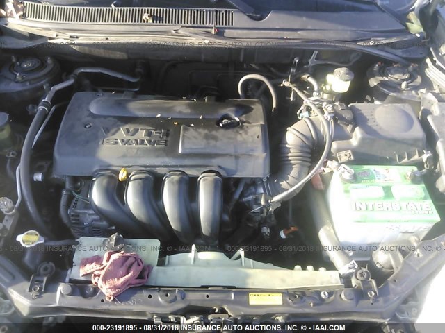 2T1KR32E03C096439 - 2003 TOYOTA COROLLA MATRIX XR BLACK photo 10