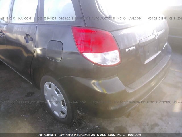 2T1KR32E03C096439 - 2003 TOYOTA COROLLA MATRIX XR BLACK photo 6