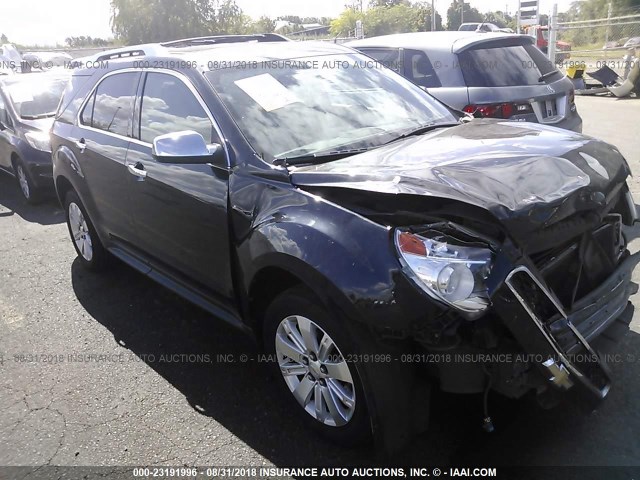 2CNFLGEC4B6353926 - 2011 CHEVROLET EQUINOX LTZ BLACK photo 1