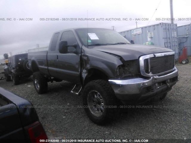 1FTNX21F52EA94446 - 2002 FORD F250 SUPER DUTY GRAY photo 1