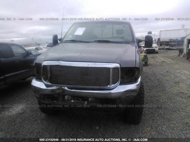 1FTNX21F52EA94446 - 2002 FORD F250 SUPER DUTY GRAY photo 6