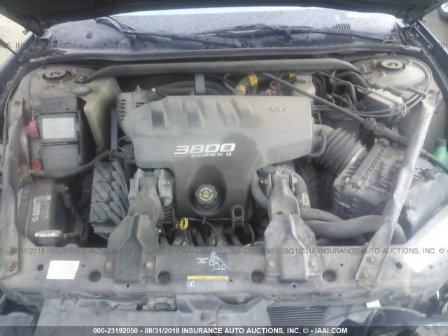 2G1WX15K829253767 - 2002 CHEVROLET MONTE CARLO SS შავი ფოტო 10