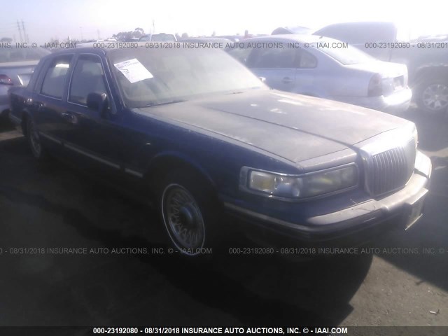 1LNLM81W9SY645460 - 1995 LINCOLN TOWN CAR EXECUTIVE Синий фото 1