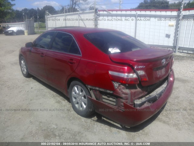 4T1BE46K37U170572 - 2007 TOYOTA CAMRY NEW GENERAT CE/LE/XLE/SE RED photo 3
