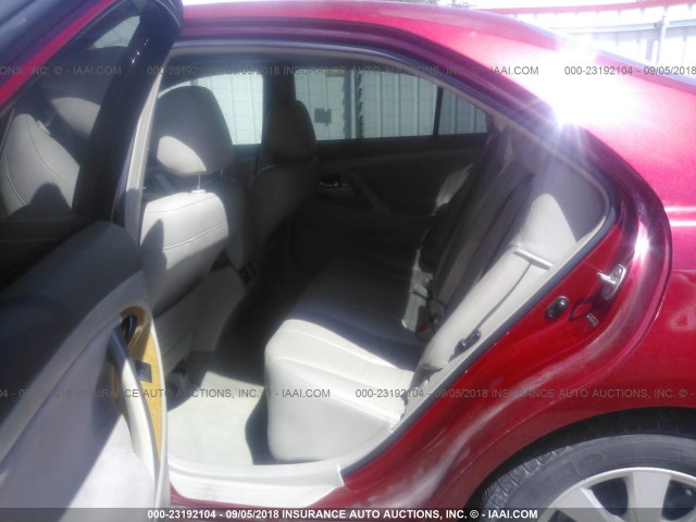 4T1BE46K37U170572 - 2007 TOYOTA CAMRY NEW GENERAT CE/LE/XLE/SE RED photo 8