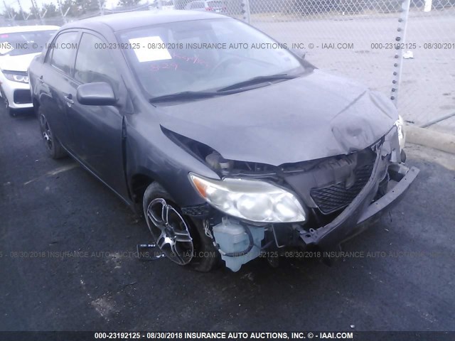JTDBL40E399084777 - 2009 TOYOTA COROLLA LE/XLE GRAY photo 1