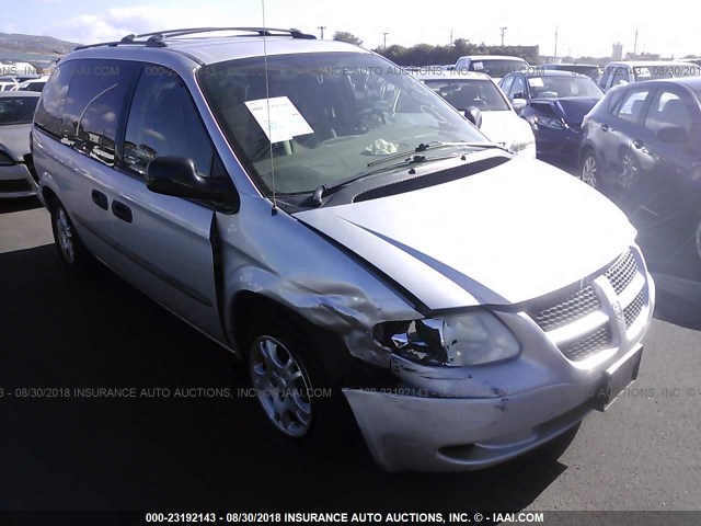 1D4GP25353B221632 - 2003 DODGE CARAVAN SE SILVER photo 1