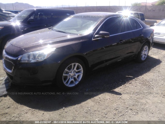 1G11C5SL1FF161357 - 2015 CHEVROLET MALIBU 1LT BURGUNDY photo 2