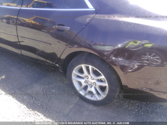 1G11C5SL1FF161357 - 2015 CHEVROLET MALIBU 1LT BURGUNDY photo 6
