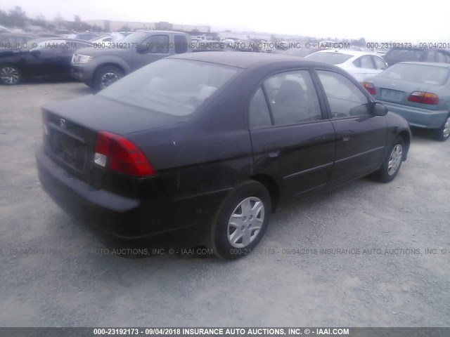 2HGES16355H556784 - 2005 HONDA CIVIC DX VP Qara foto 4