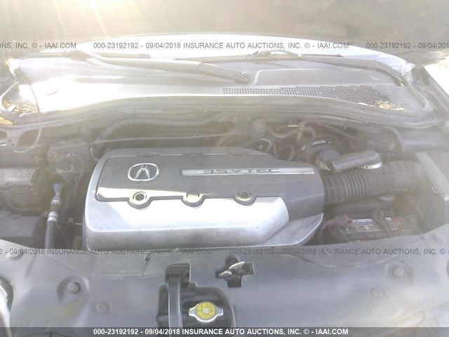 2HNYD182X4H558288 - 2004 ACURA MDX GRAY photo 10