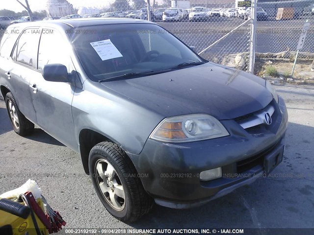 2HNYD182X4H558288 - 2004 ACURA MDX GRAY photo 6