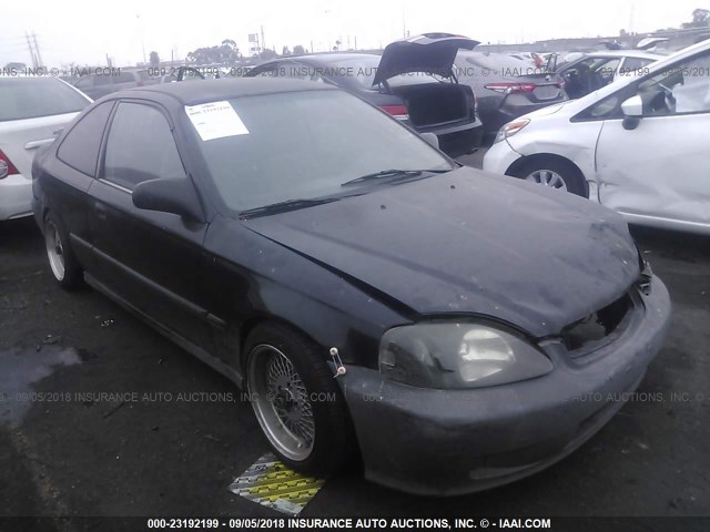 1HGEJ7128XL013116 - 1999 HONDA CIVIC HX BLACK photo 1