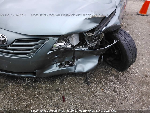 4T4BE46K78R046408 - 2008 TOYOTA CAMRY CE/LE/XLE/SE Light Blue photo 6