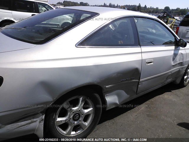 2T1CF22P4XC190645 - 1999 TOYOTA CAMRY SOLARA SE/SLE Gümüş foto 6