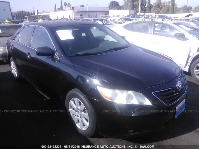 4T1BK46K27U010885 - 2007 TOYOTA CAMRY NEW GENERAT LE/XLE/SE BLACK photo 1