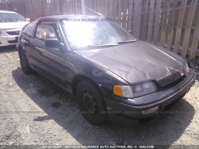 JHMED9365LS011436 - 1990 HONDA CIVIC 1500 CRX SI BLACK photo 1