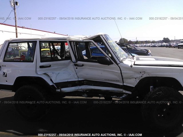 1J4FJ28S7VL602841 - 1997 JEEP CHEROKEE SE WHITE photo 6