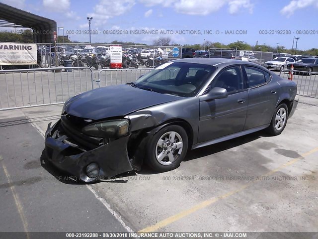 2G2WP522851290778 - 2005 PONTIAC GRAND PRIX GRAY photo 2