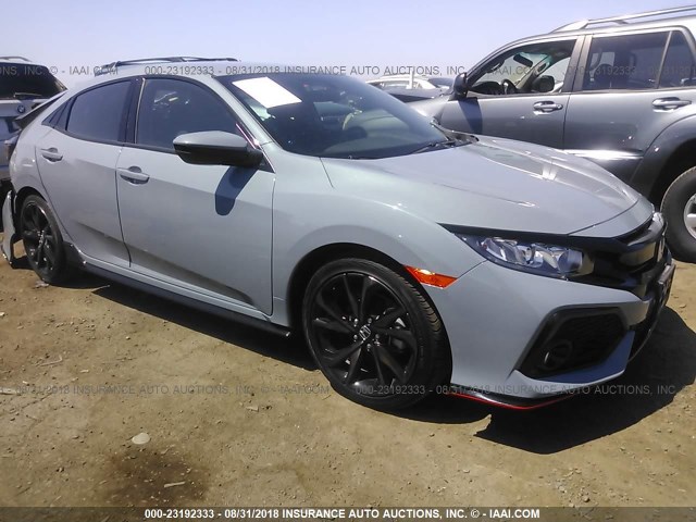 SHHFK7H42JU402012 - 2018 HONDA CIVIC SPORT 灰色 照片 1