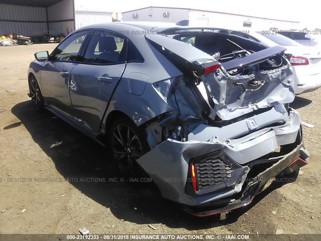 SHHFK7H42JU402012 - 2018 HONDA CIVIC SPORT 灰色 照片 3