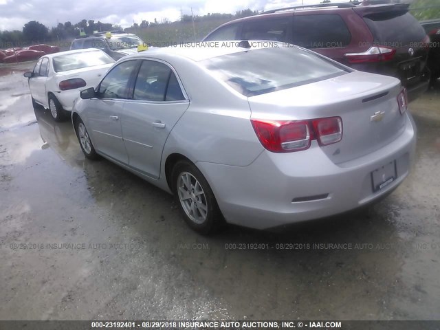 1G11A5SL2EF119011 - 2014 CHEVROLET MALIBU LS ვერცხლისფერი ფოტო 3