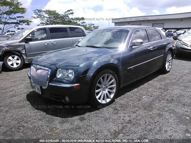 2C3LA63H08H107432 - 2008 CHRYSLER 300C TEAL photo 2