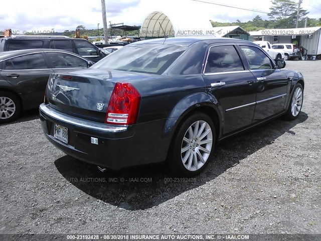 2C3LA63H08H107432 - 2008 CHRYSLER 300C TEAL photo 4