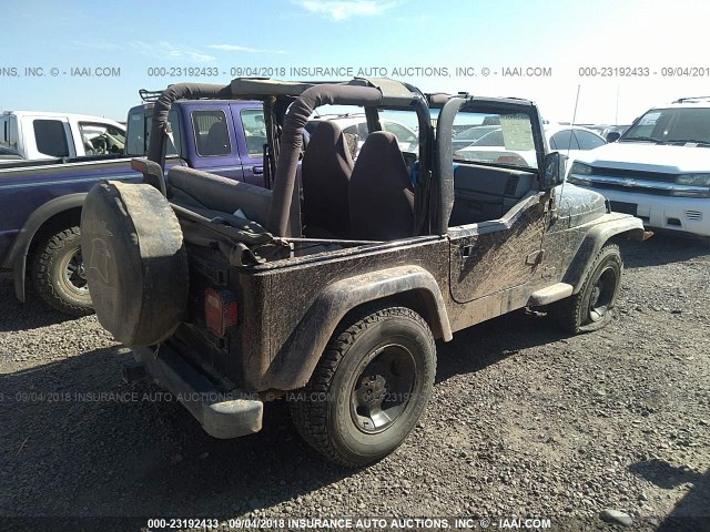 1J4FY29P1WP796847 - 1998 JEEP WRANGLER / TJ SE BLACK photo 4