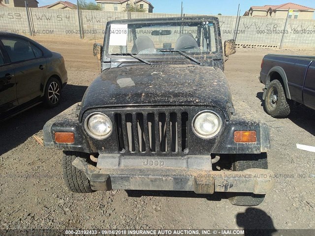 1J4FY29P1WP796847 - 1998 JEEP WRANGLER / TJ SE BLACK photo 6