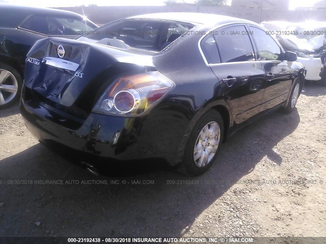 1N4AL2AP8AN528415 - 2010 NISSAN ALTIMA S BLACK photo 4