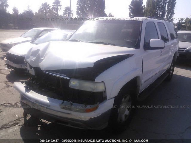 3GNEC16Z73G259360 - 2003 CHEVROLET SUBURBAN C1500 WHITE photo 2