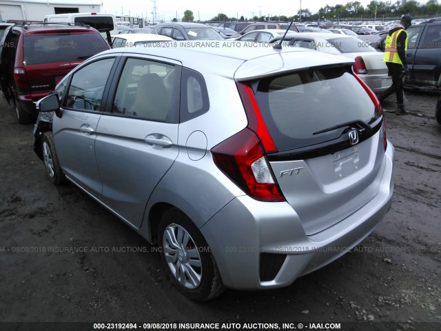 JHMGK5H5XGX015823 - 2016 HONDA FIT LX GRAY photo 3