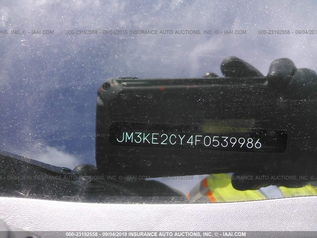 JM3KE2CY4F0539986 - 2015 MAZDA CX-5 TOURING GRAY photo 9